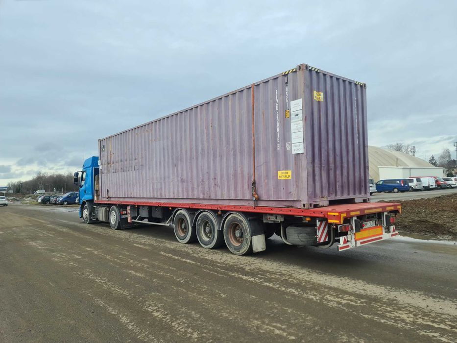 TRANSPORT dłuzyca platforma slomy plyt drogowych konstrukcji kontenery