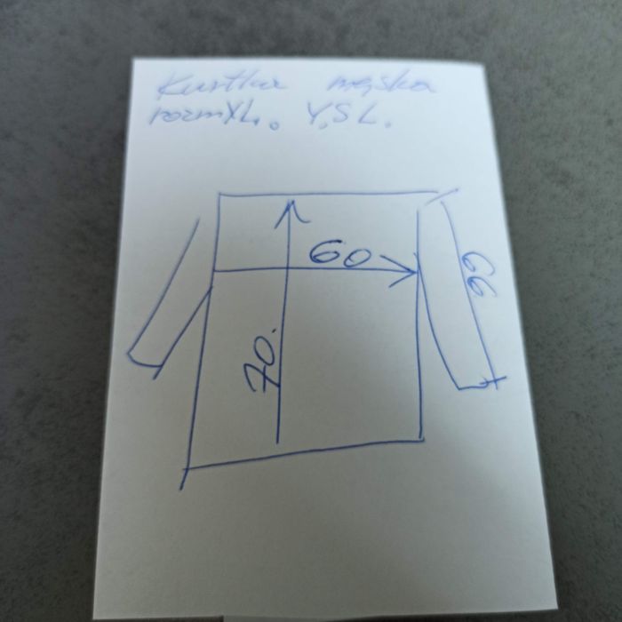 Kurtka męska rozmiar xl YSL