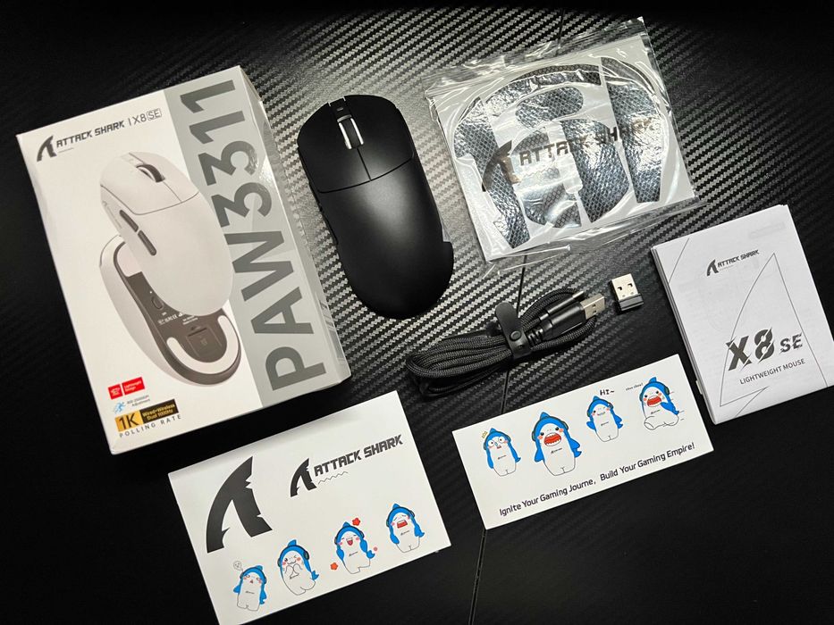 ‼️Attack Shark X8SE беспроводная геймерская мышка (Bluetooth + 2,4G)‼️
