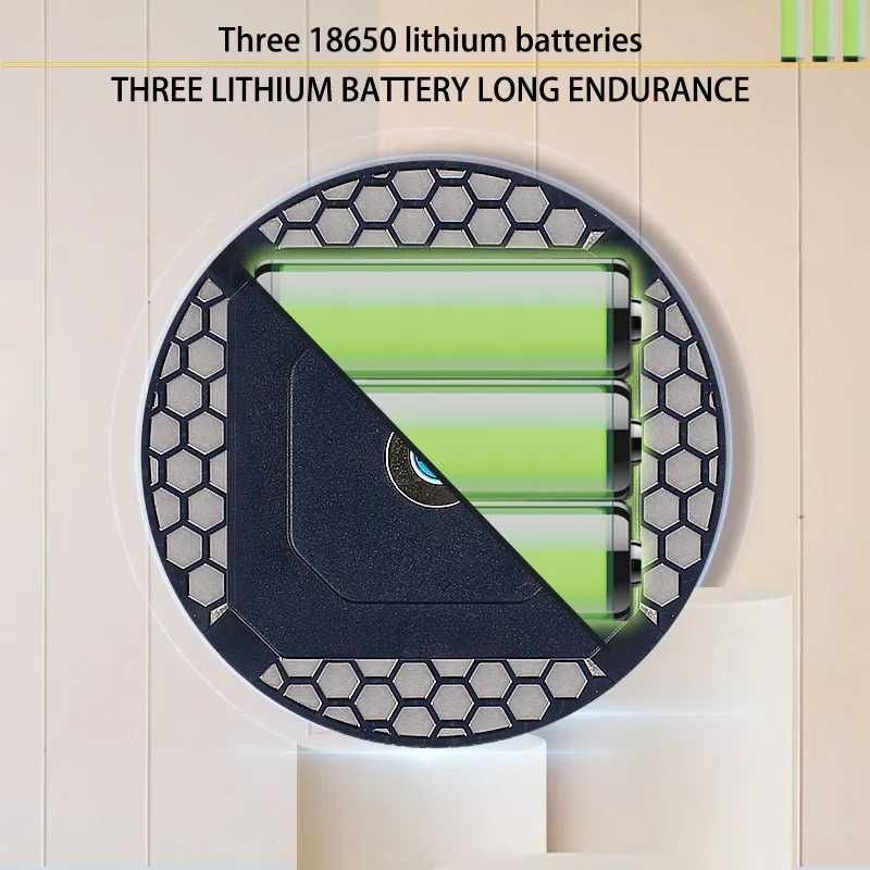 LED фонарь на литиевом аккумуляторе 9900мАч 30Вт желтый свет mos-14