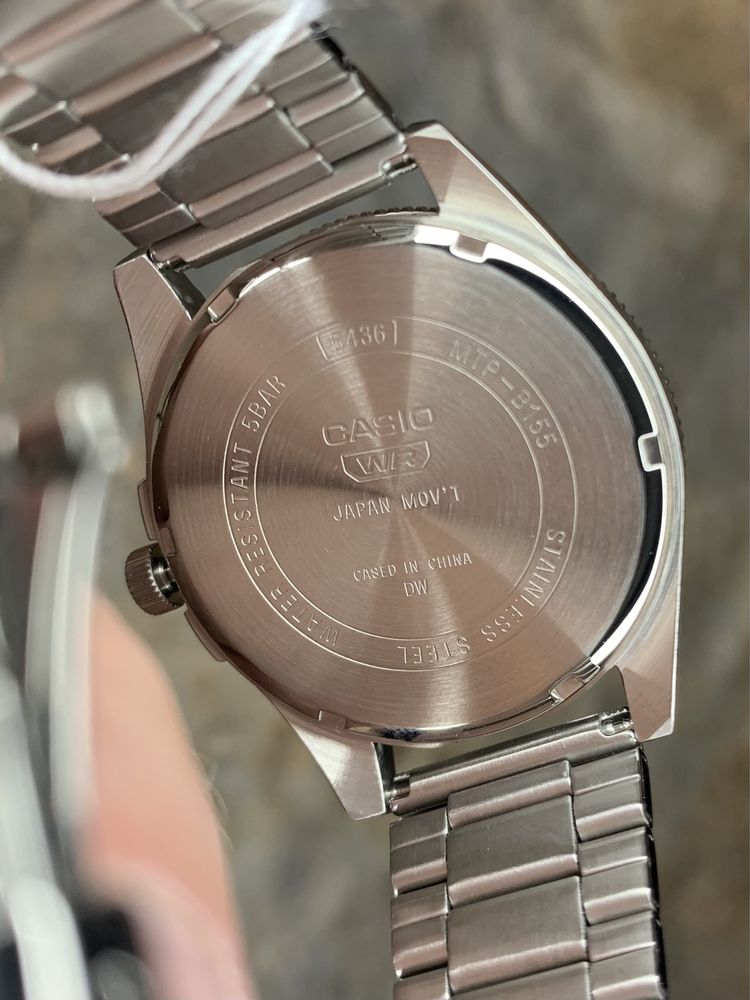 Чоловічий годинник Casio MTP-B155D-2E Оригінал Гарантія Касио Часы