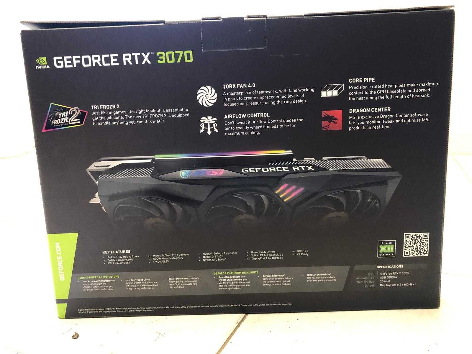 MSI Gaming X Trio GeForce RTX 3070 - Como Nova!