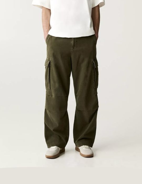 Широкі Штани Pull&Bear Parachute Pants Оригінал Широкие Нові Мужские