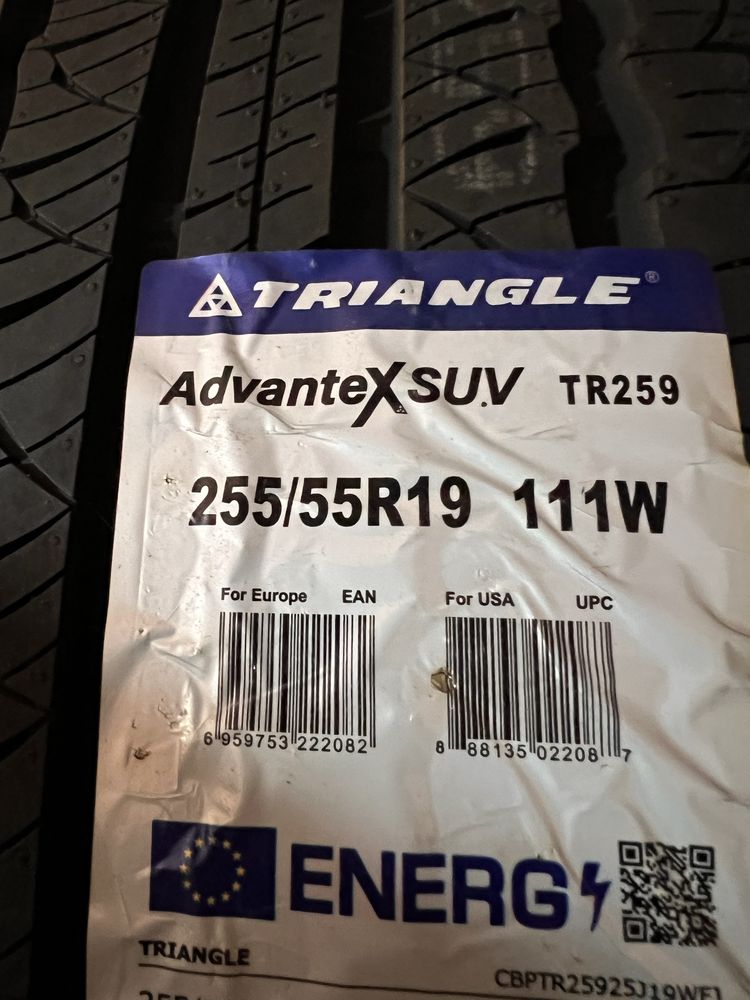 255/55/19 Triangle AdvanteX SUV TR259 255/55 R19 111W XL