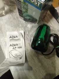 Pompka aqua ap100 do napowietrzania wody w akwarium.