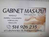 Masaż klasyczny I relaksacyjny