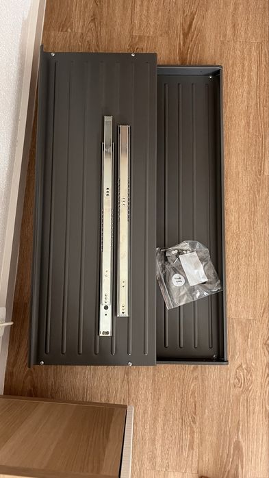 Sapateira pax cinza 100x58cm