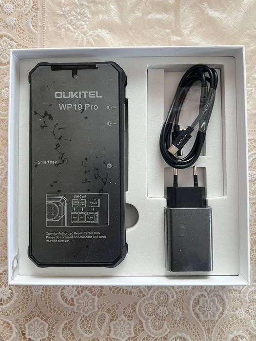 Протиударний телефон Смартфон Oukitel WP19 8/256Gb NFC Black Global ve