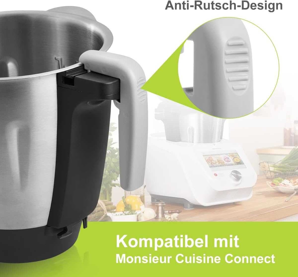 AIEVE Zdejmowany uchwyt kompatybilny z Monsieur Cuisine Connect