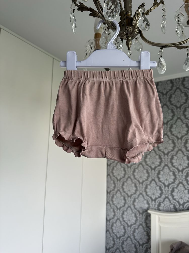 Body z krótkim rękawem Lindex blumersy HM zestaw 68 74 cm