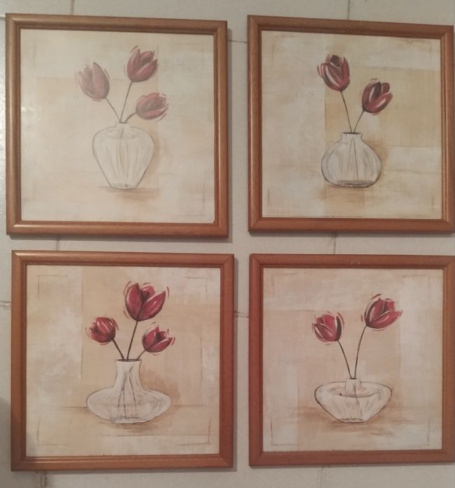 Quadros 30x30 cms (8€ cada ou 25€ o conjunto)