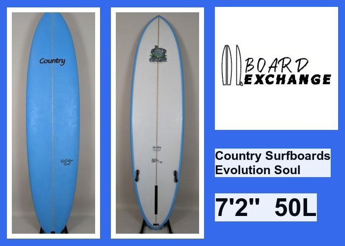 Prancha de Surf - Country Surfboards Evolution Soul 7'2'' | 50 L