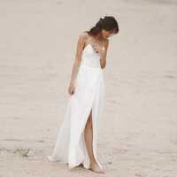 Свадебное платье в пляжном стиле, размер М