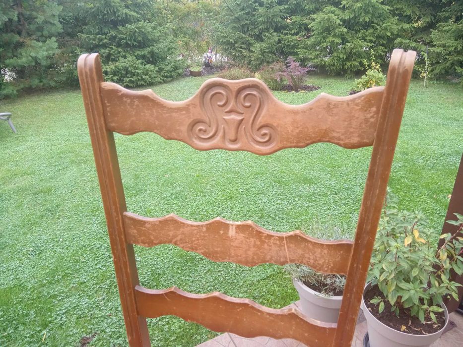 Stylowe krzesło tron