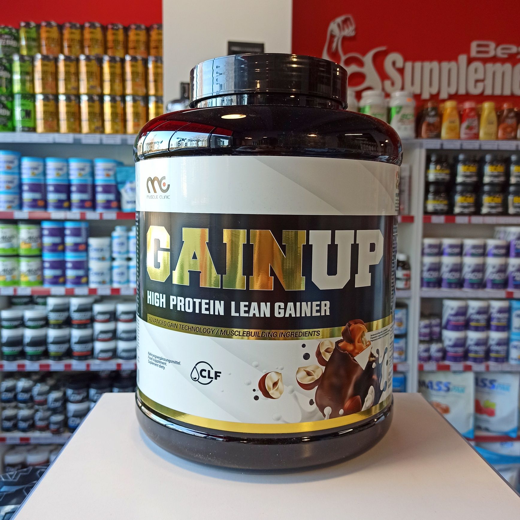 Muscle Clinic GainUp 3000g Gainer Bez Cukru Odżywka na Mase Snickers