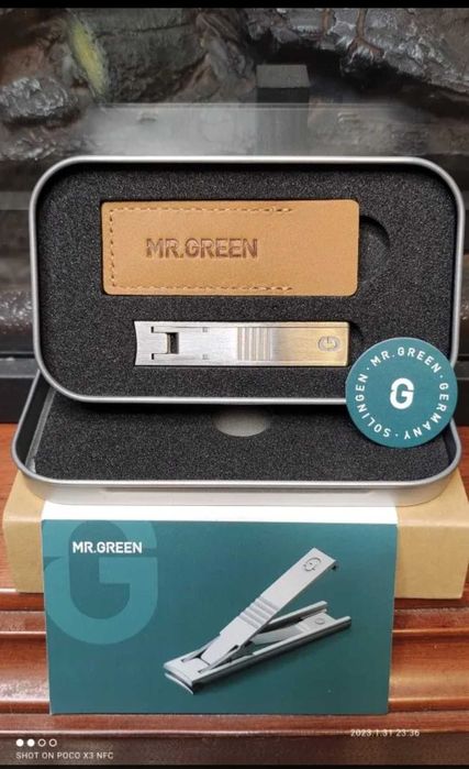 Ультратонкие кусачки для ногтей Mr.Green