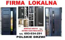 Drzwi z  WEJŚCIOWE -zewnętrzne z MONTAŻEM drewniane i metalowe