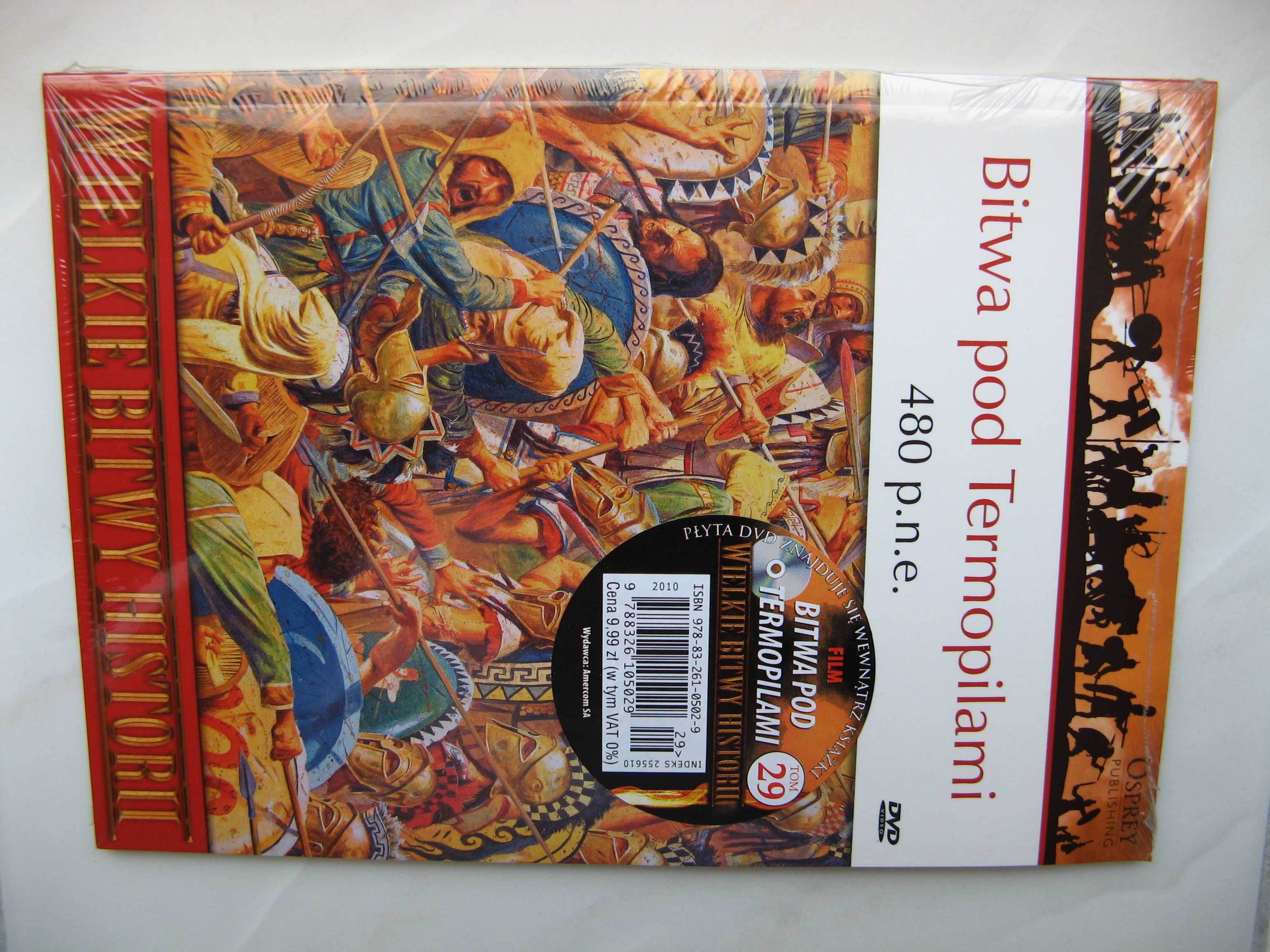 Osprey: Bitwa pod Termopilami 480 p.n.e., książka + DVD/Nowe!