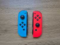 Joy-con azul neon e vermelho neon para Nintendo Switch