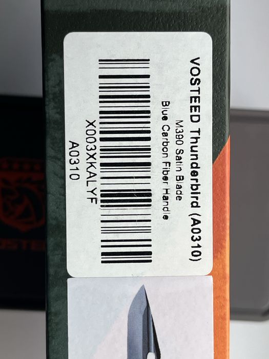 Нож складной Vosteed Thunderbird m390 carbon