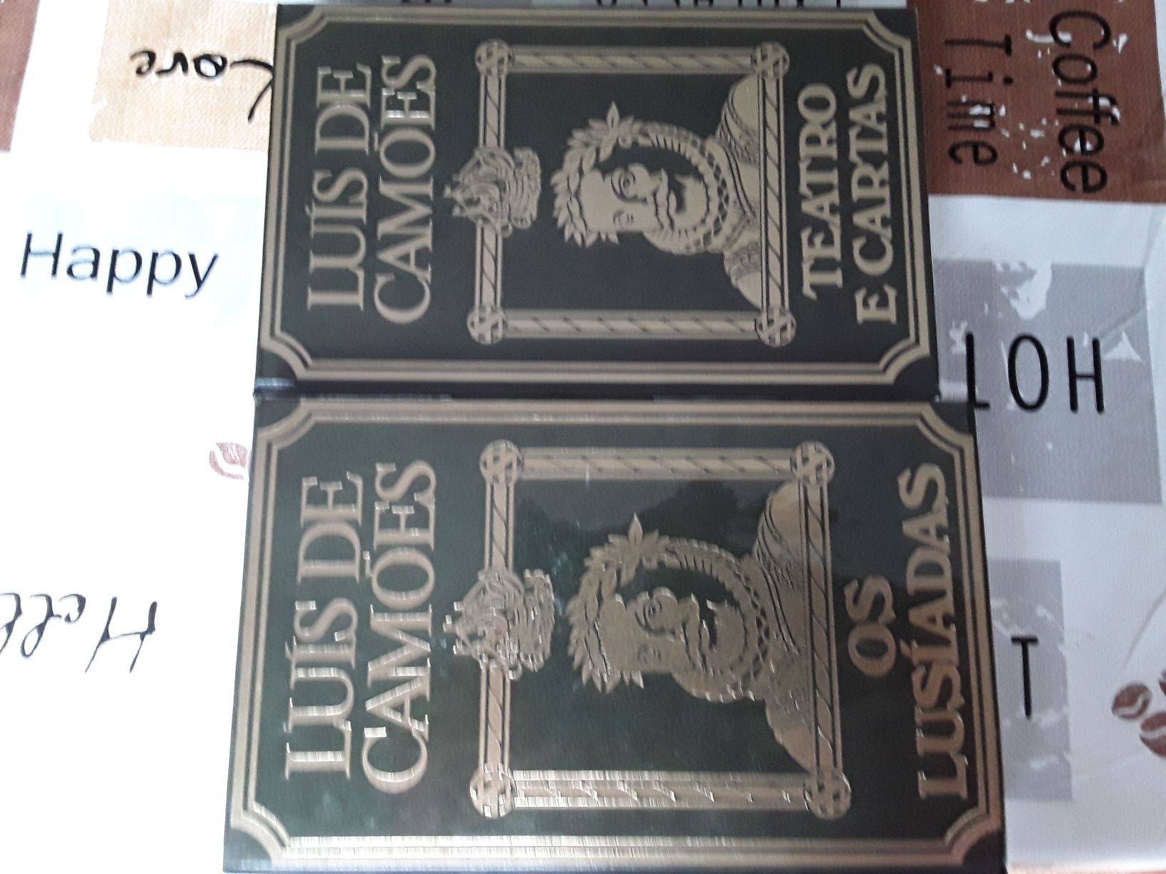 Dois ,Volumes de Luis de Camões.