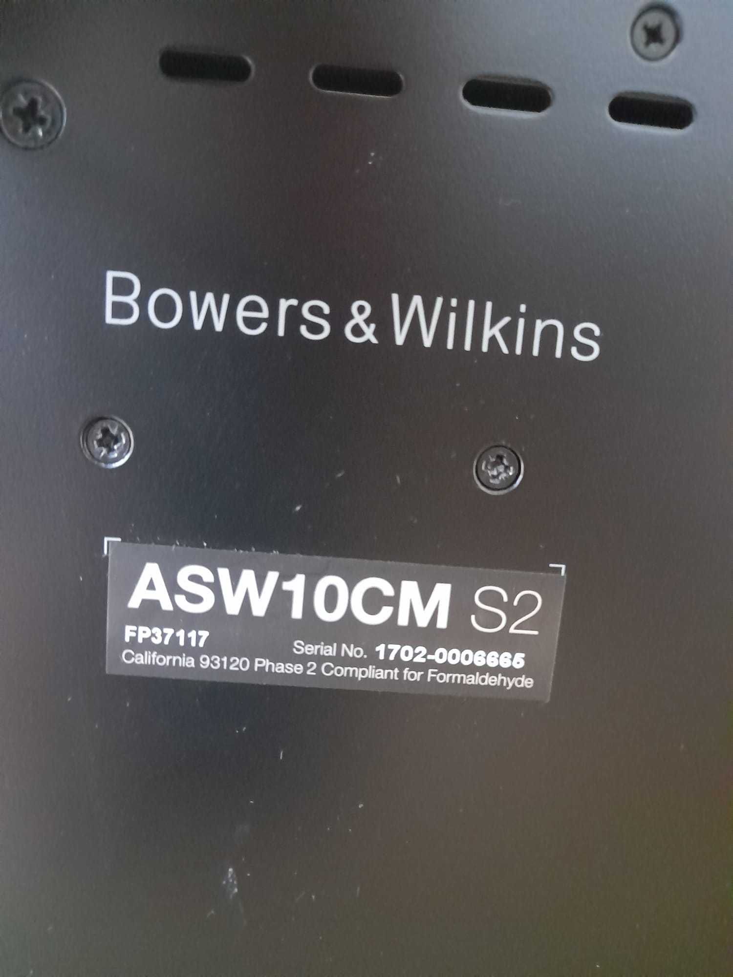 Bowers&Wilkins ASW10CM S2 Active Subwoofer