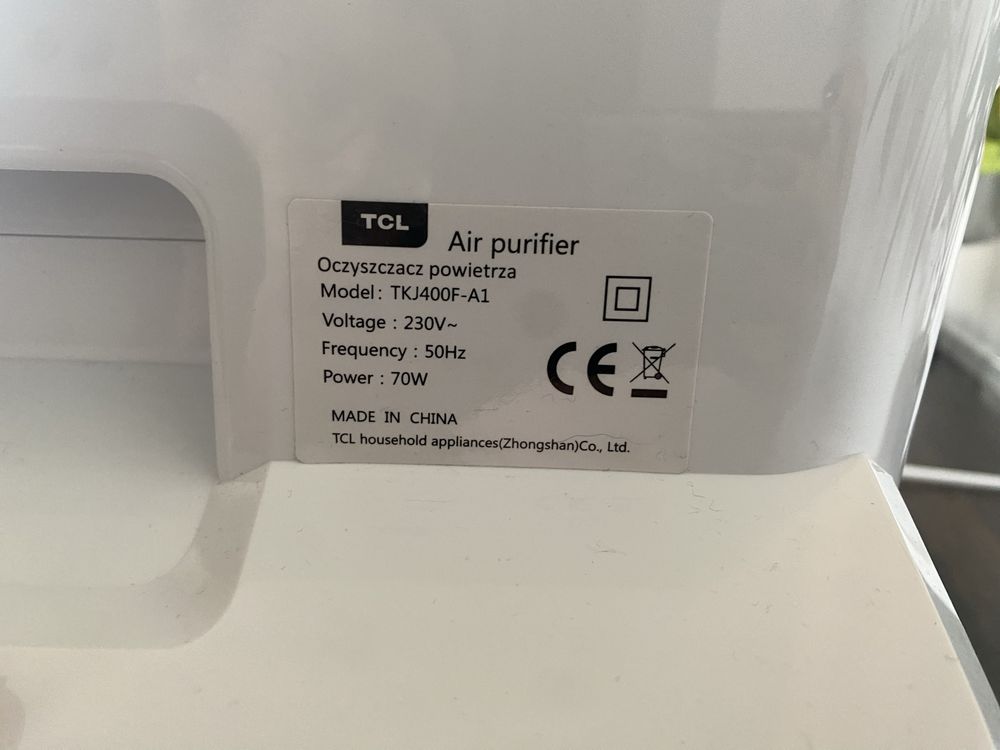 Oczyszczacz powietrza TCL TKJ400F