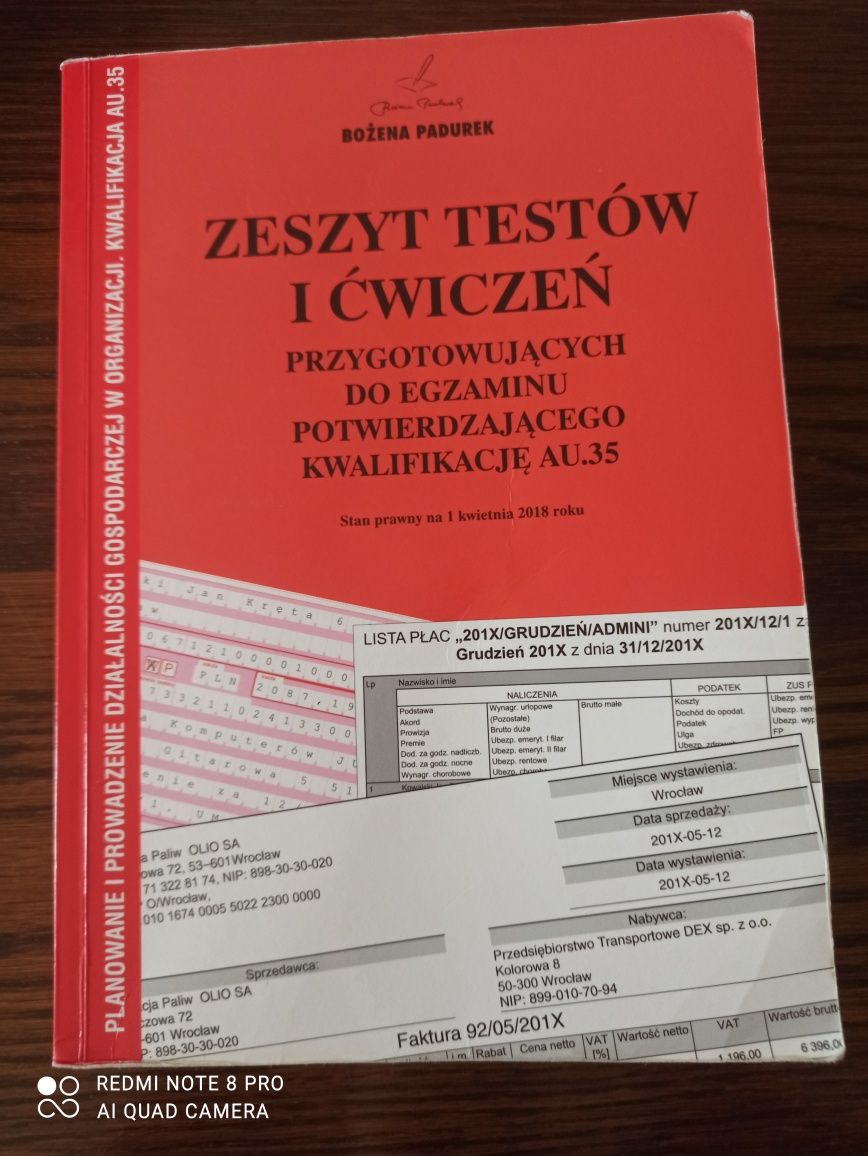 Zeszyt testów i ćwiczeń AU.35