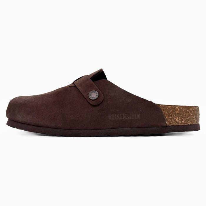 Капці Birkenstock Boston ALL Brown premium клоги