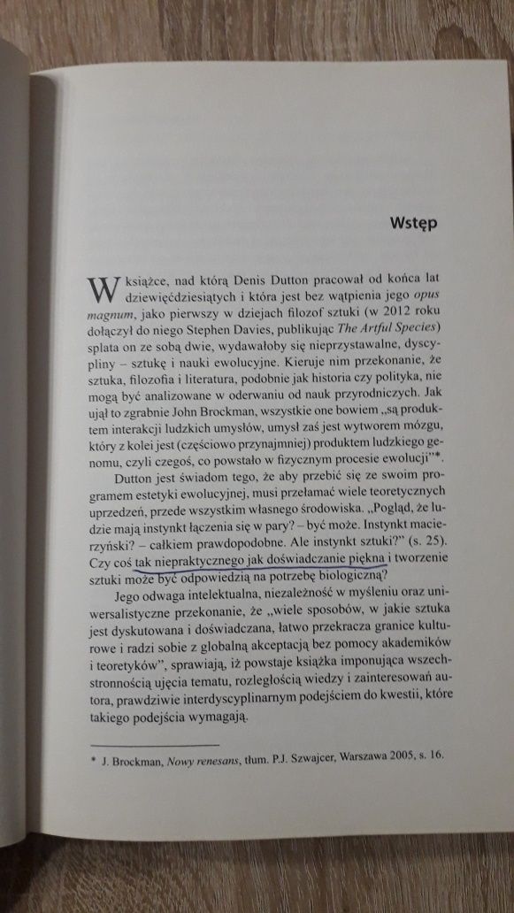 D. Dutton, Instynkt sztuki.