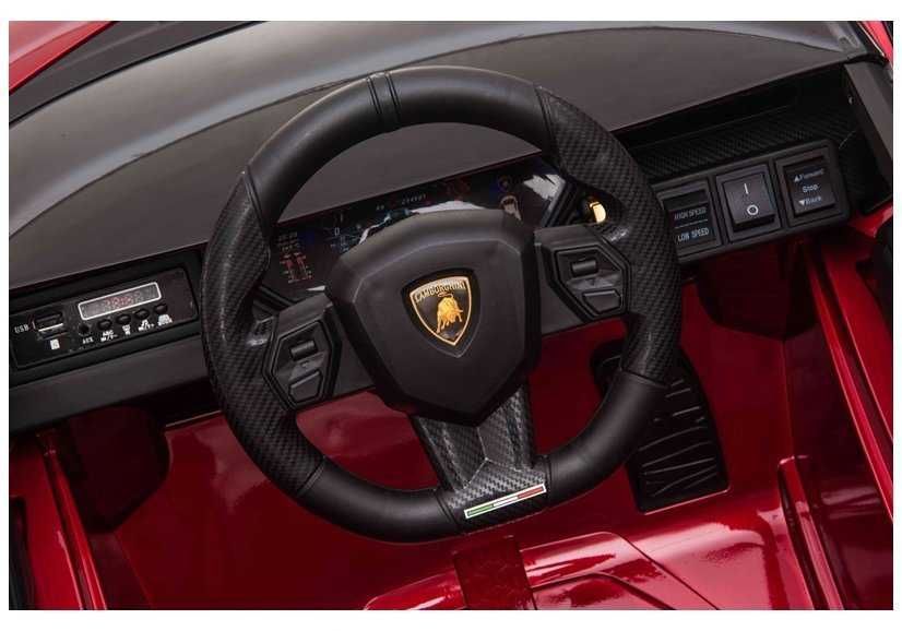 Samochód dla dzieci Auto na akumulator Lamborghini Sian Czerwony