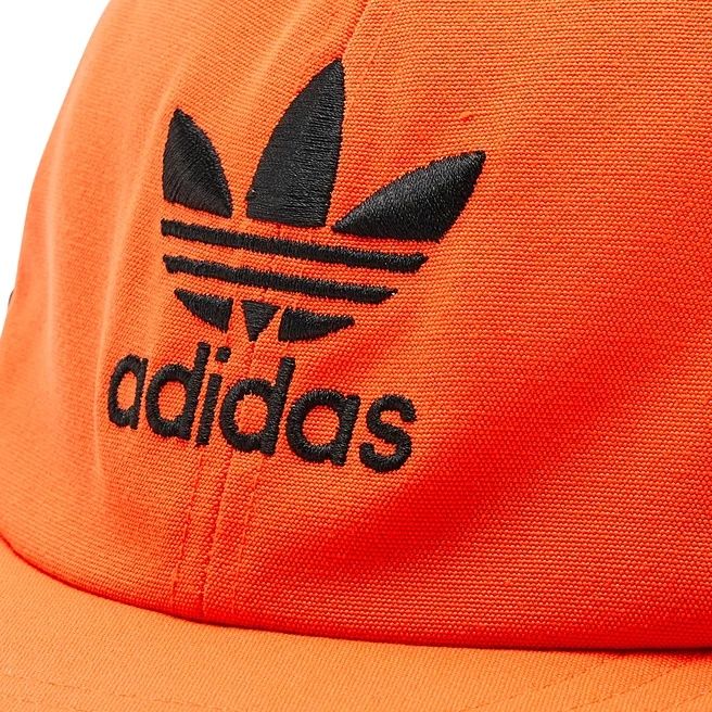 Czapka z daszkiem – Adidas Originals – Pomarańczowo Czarna