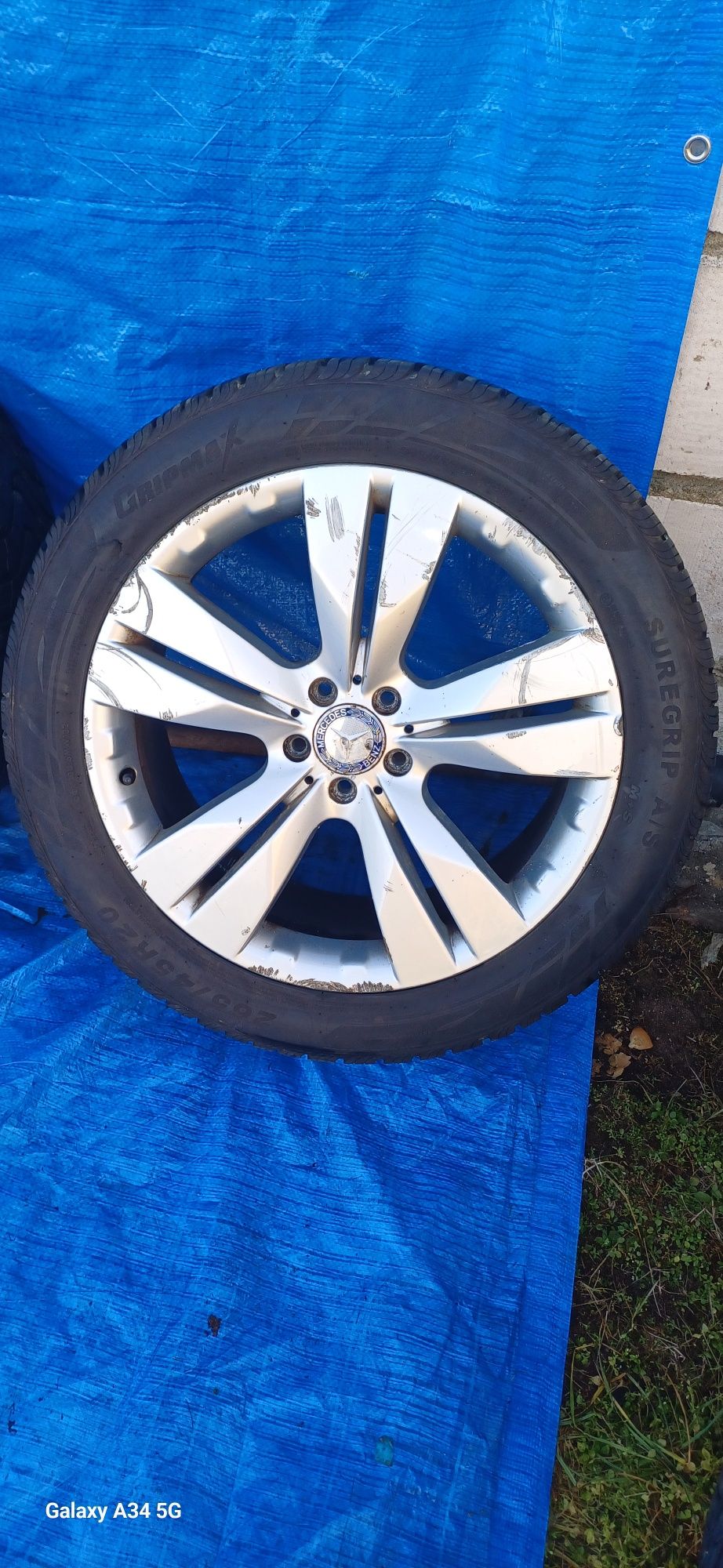Koło felgi opony 20 cali zimowe mercedes ml164 ml A164