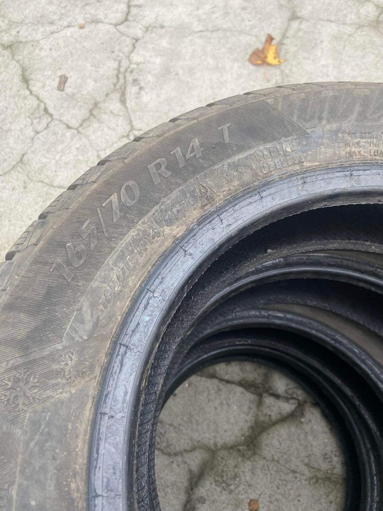 Opony zimowe 165/70 R14