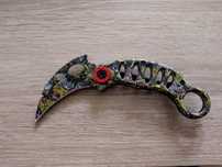 Nóż karambit składany kolorowy cs go