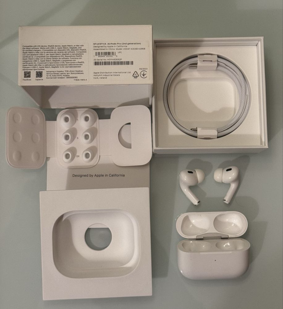 AirPods Pro 2 com entrada de carregamento USB-C