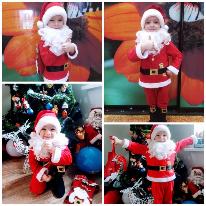 Новорічний карнавальний костюм Санта Клаус діда мороза