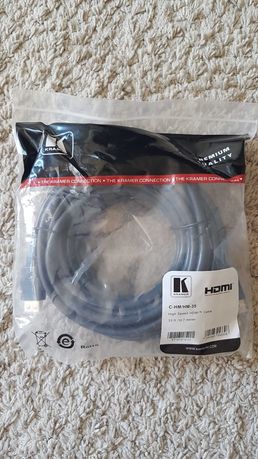 !NOWY! profesjonalny! 10,7m Kabel Kramer HDMI-high Speed wtyk K-