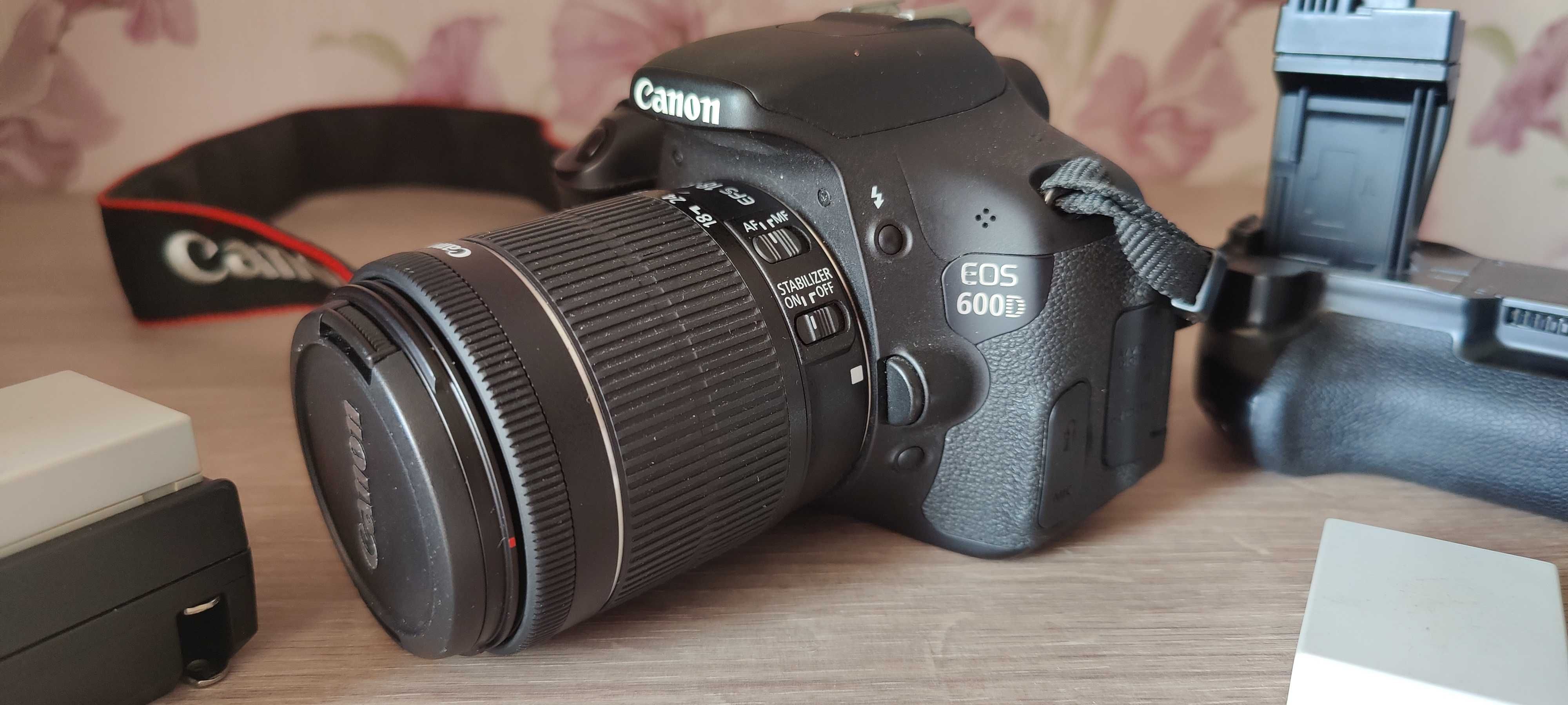 Canon EOS 600D Kit + Canon 18-55 mm f4.5-5.5