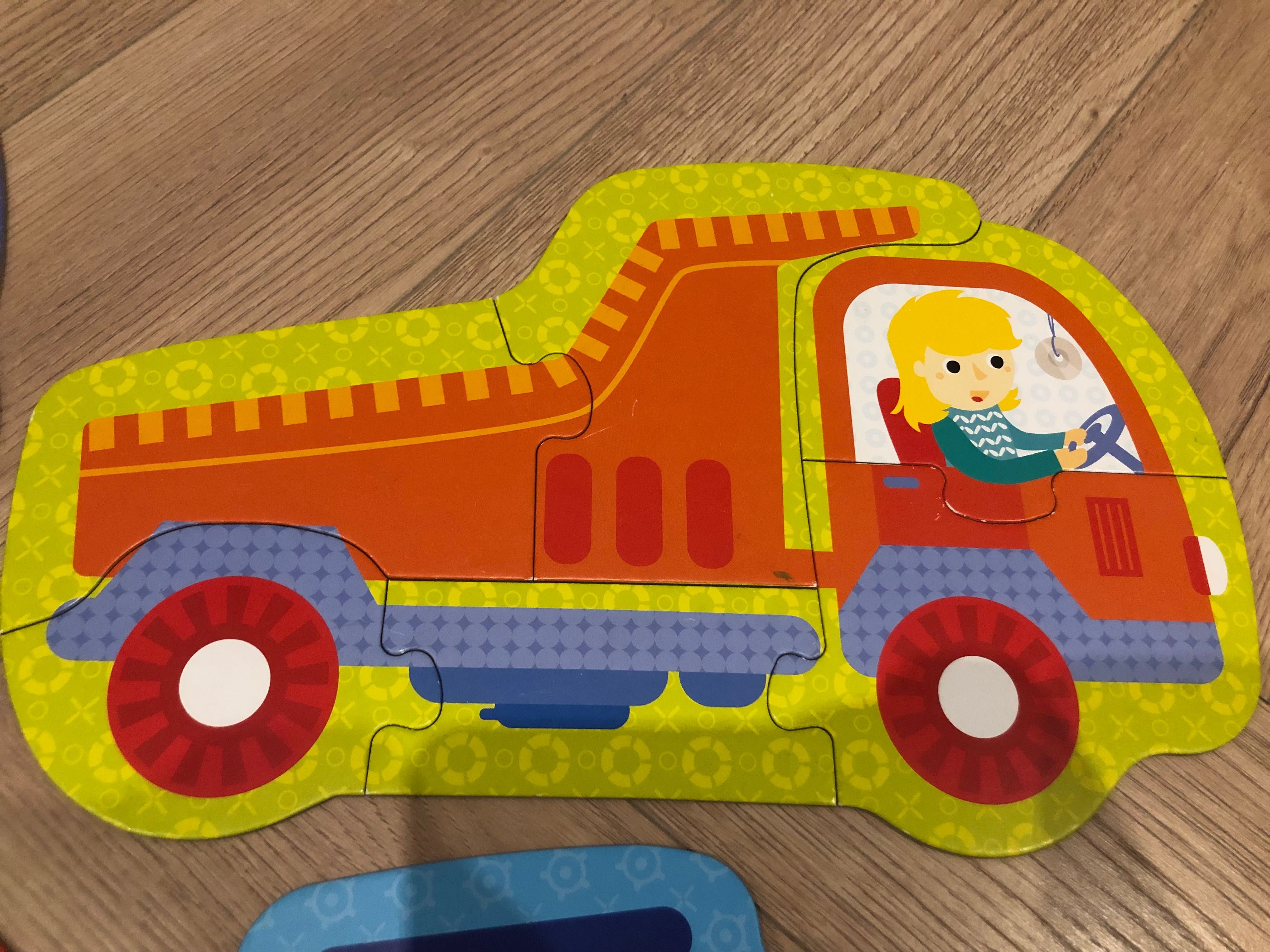 Duże puzzle POJAZDY