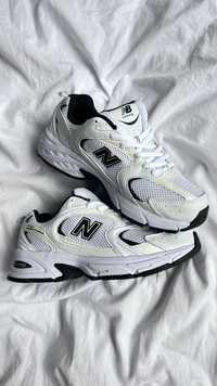 Стильні білі кросівки унісекс New Balance літо кросовки деми нью белен