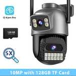 Поворотная 10 MP WiFi камера видеонаблюдения Besder A22YQ