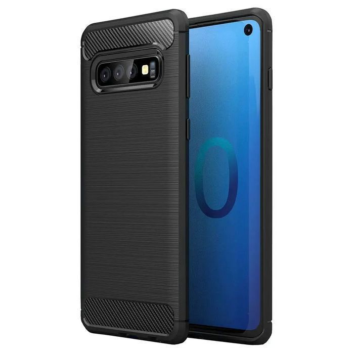 Etui Silikonowe Carbon Do Samsung A35 5G Czarne