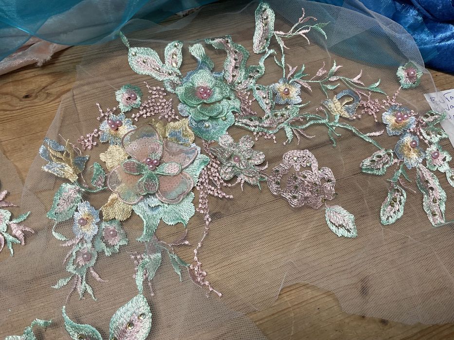 Bordados apliques 34x27 cm