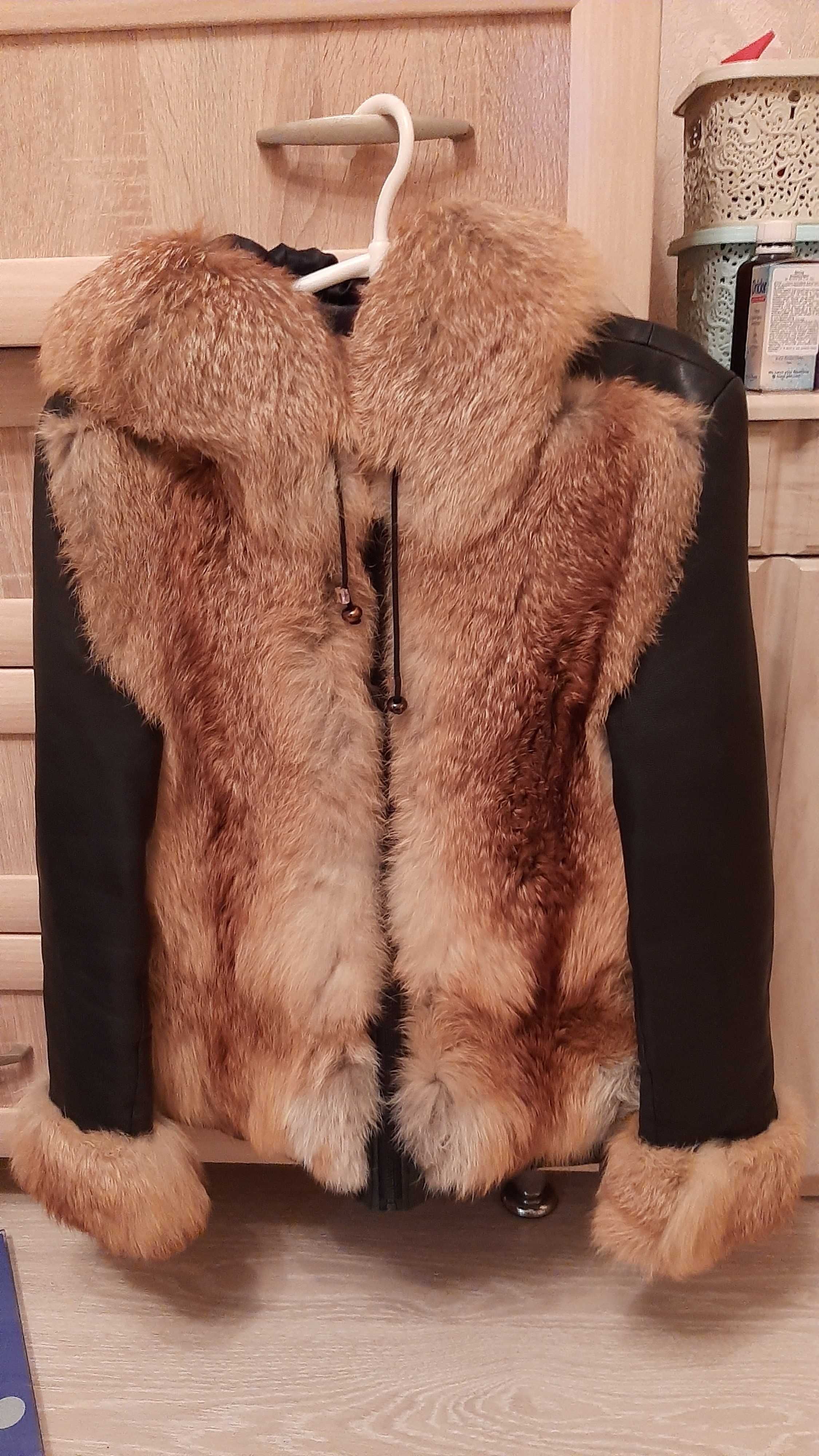 натуральная куртка с мехом зимняя