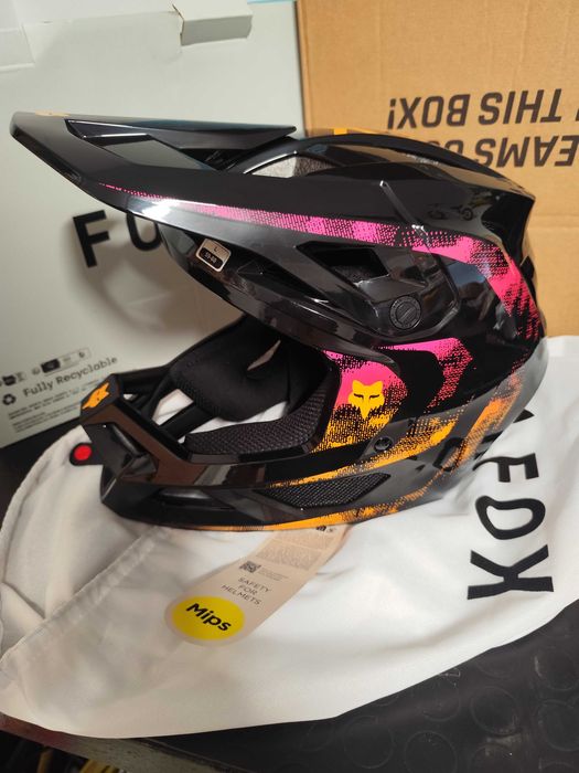 Fox rampage, capacete enduro/downhill