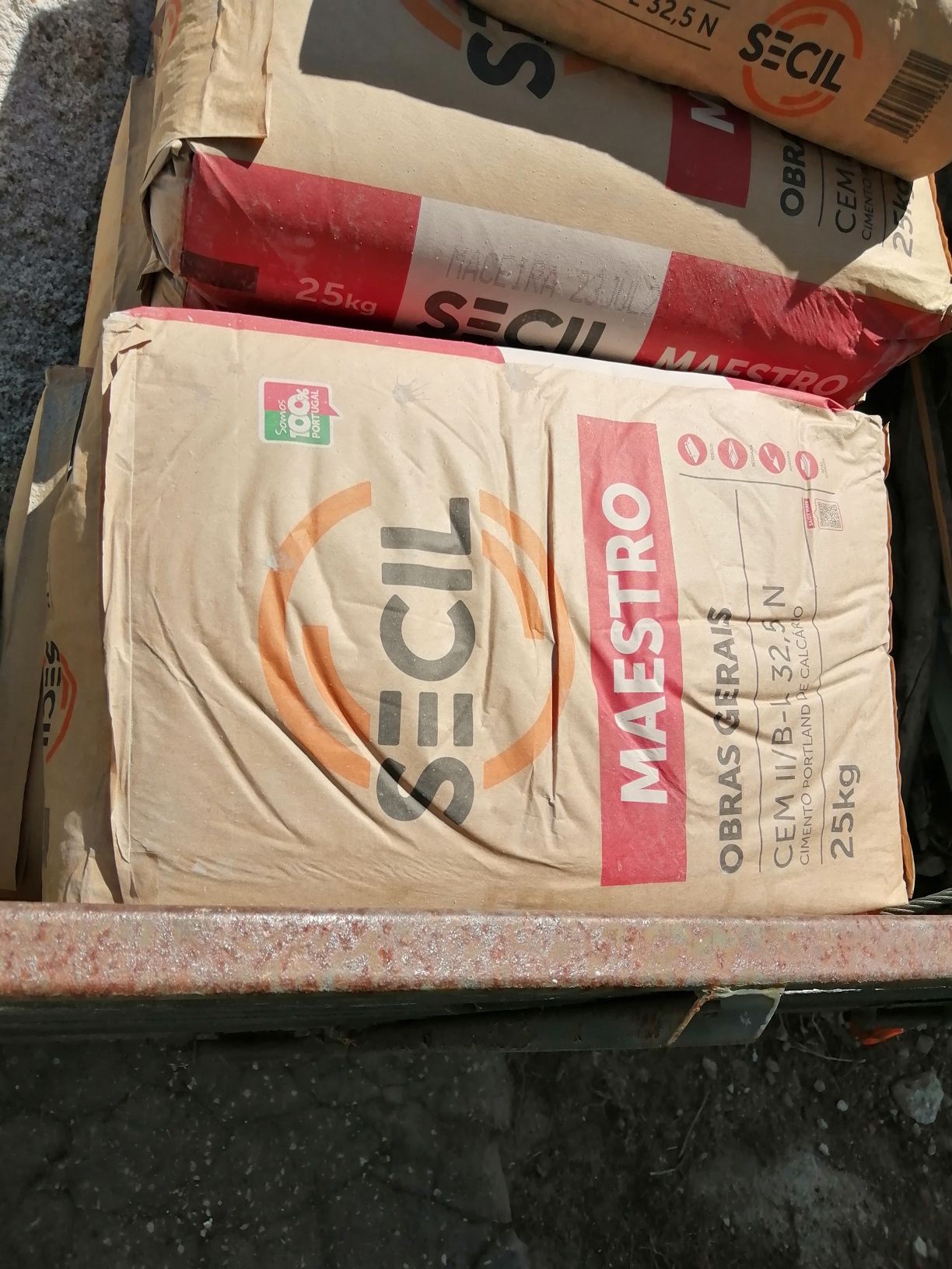 Sacos de cimento