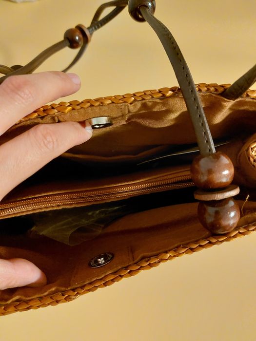 Соломʼяна сумка на літо