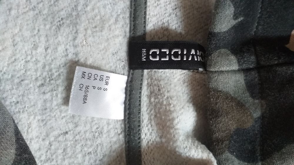 Bluza moro z kapturem H&M rozmiar S
