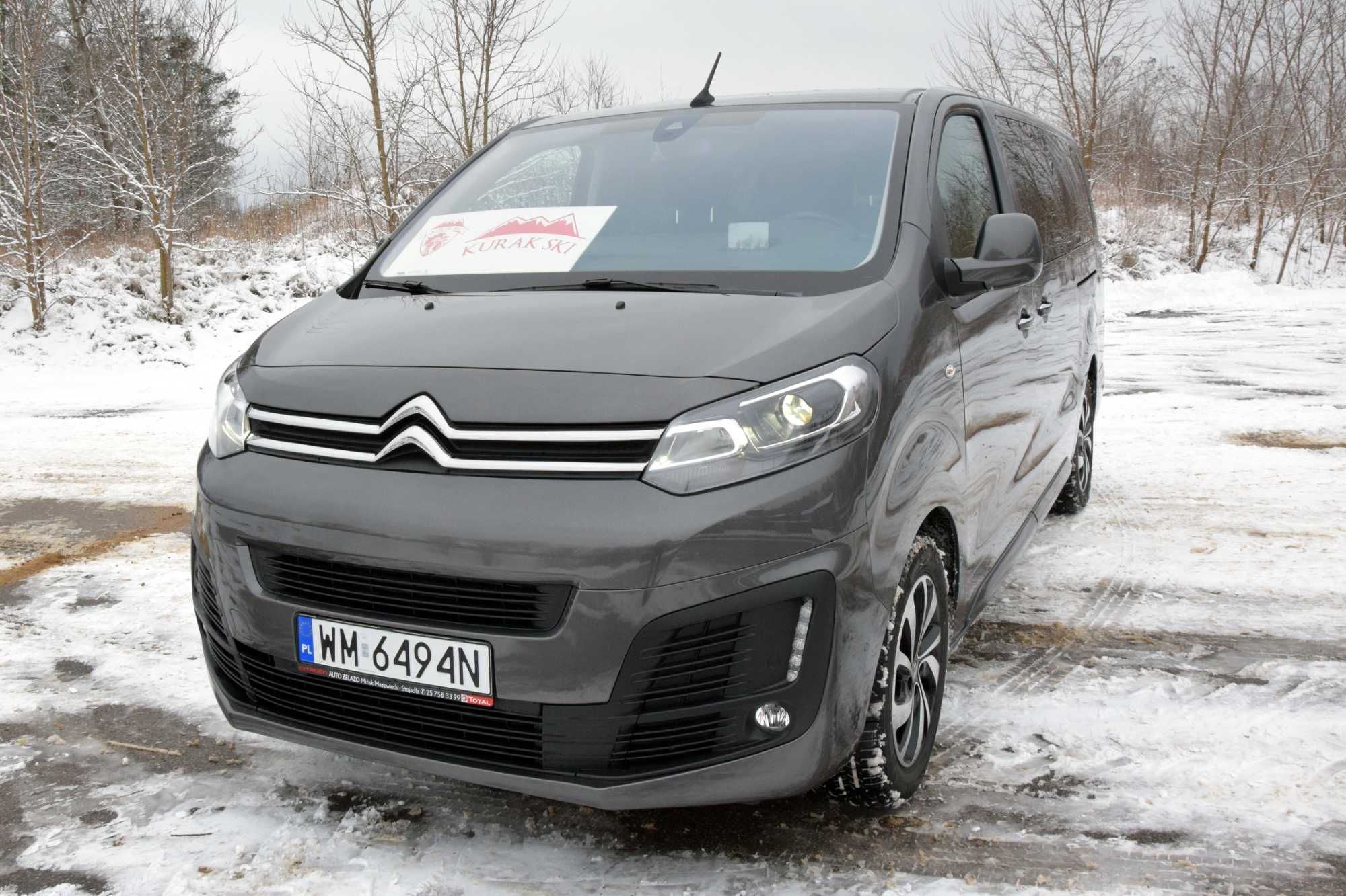 Wynajem Premium BUS 7-osobowy Citroen SPACETOURER 2020, od 170 zł/doba